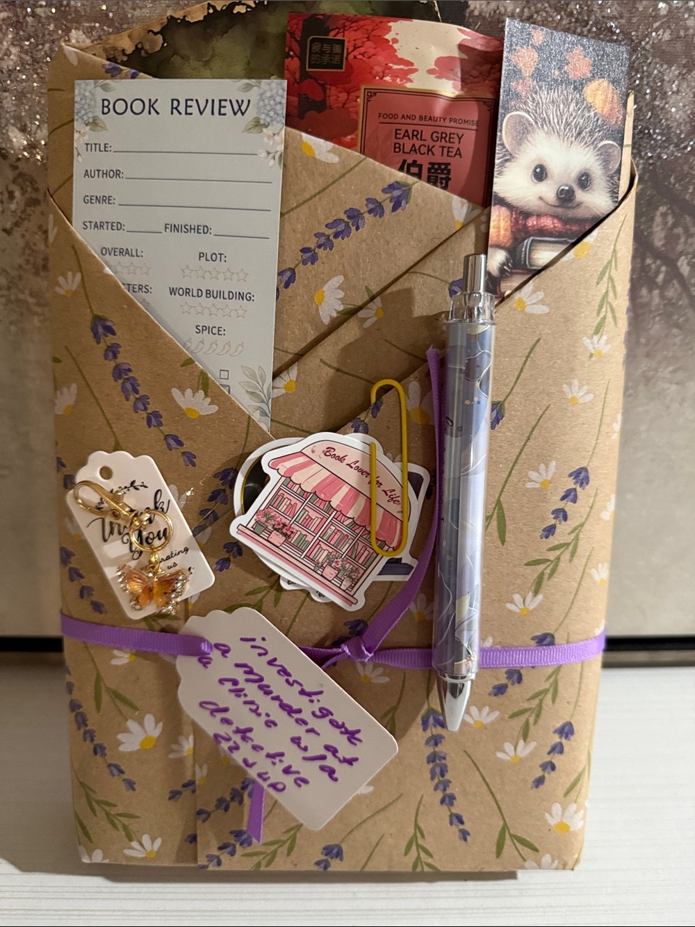 Blind date with a book” investigator murder at a clinic with a detective 22 & up